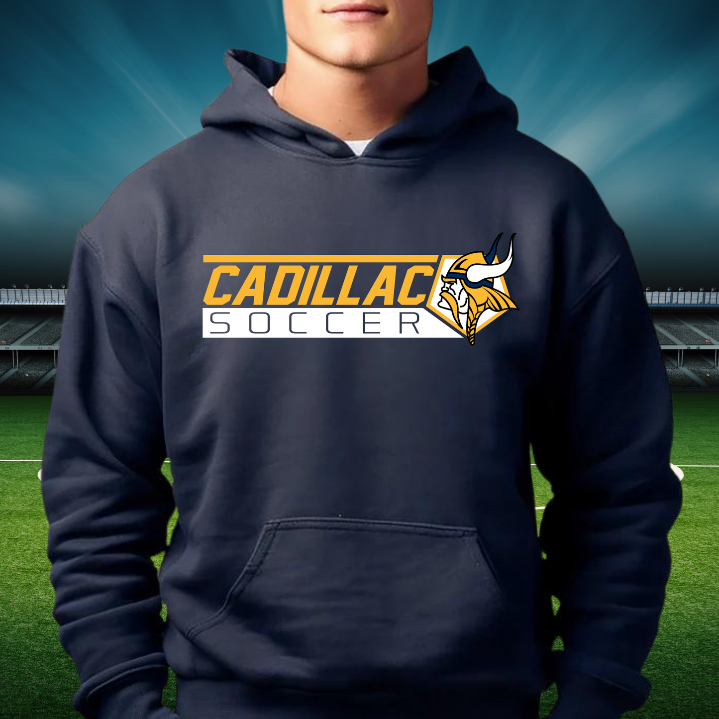 Cadillac Vikings Soccer UNISEX Hoodie