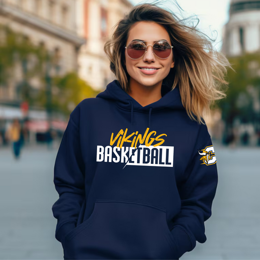 Vikings Basketball ADULT Hoodie