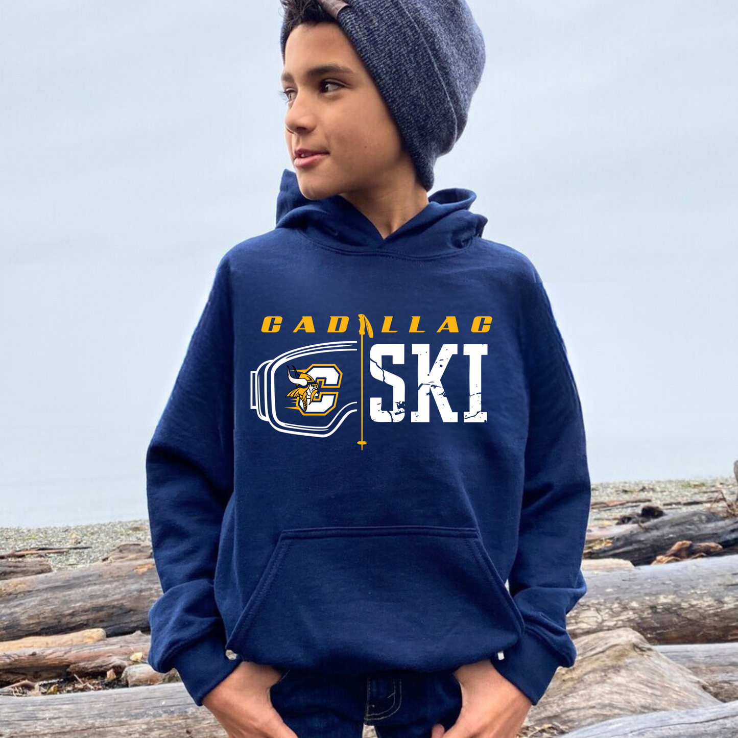 Cadillac Vikings Ski Unisex YOUTH Hoodie