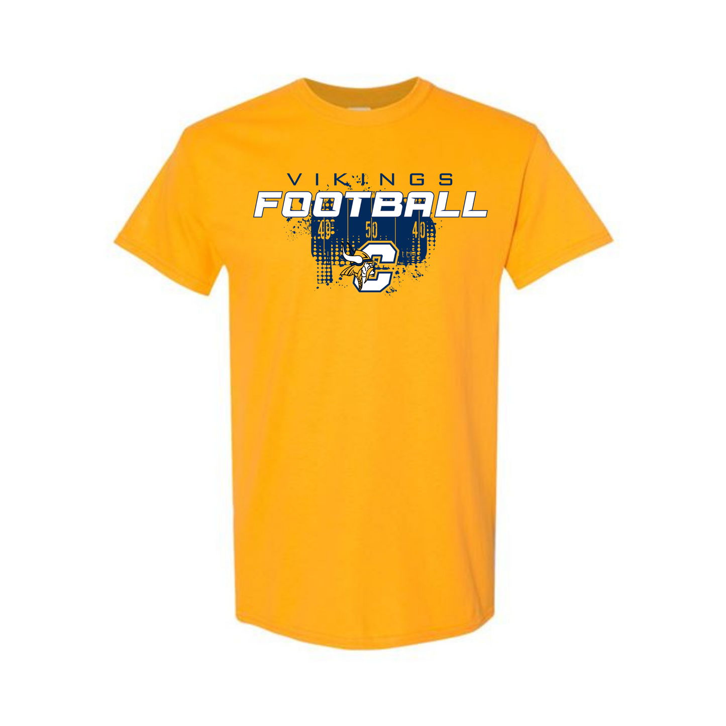 Cadillac Vikings Football UNISEX T-Shirt - GOLD