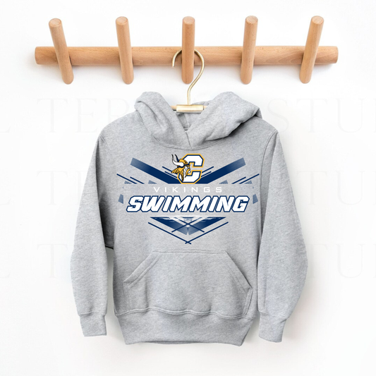 Cadillac Vikings Swim Unisex YOUTH Hoodie