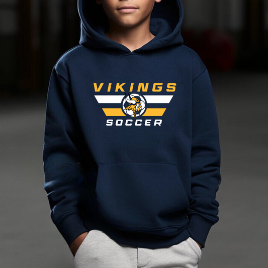 Cadillac Vikings Soccer Unisex YOUTH Hoodie