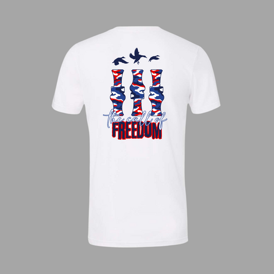 The Call of Freedom Adult Short Sleeve Tee
