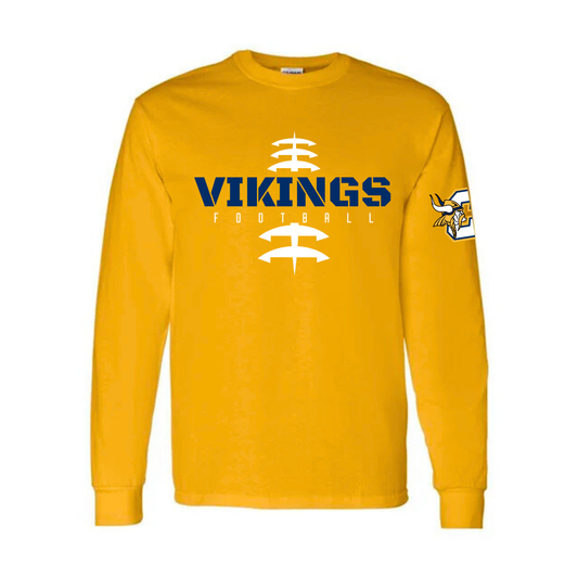 Cadillac Vikings Football UNISEX Long-Sleeve T-Shirt