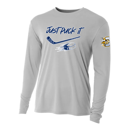 Cadillac Vikings Hockey DRI-FIT Cooling Performance Long-Sleeve T-Shirt