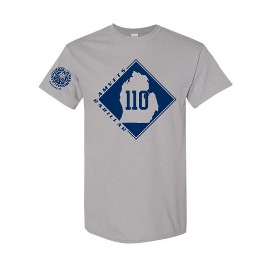 AMVETS Post #110 T-Shirt (G500) - SPORT GREY