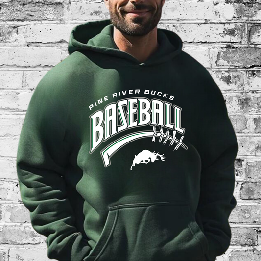 Pine River Bucks Baseball ADULT Hoodie