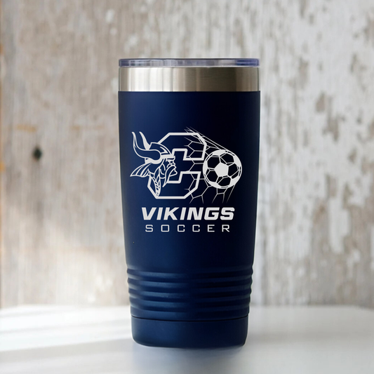Cadillac Vikings Soccer 20 oz Tumbler