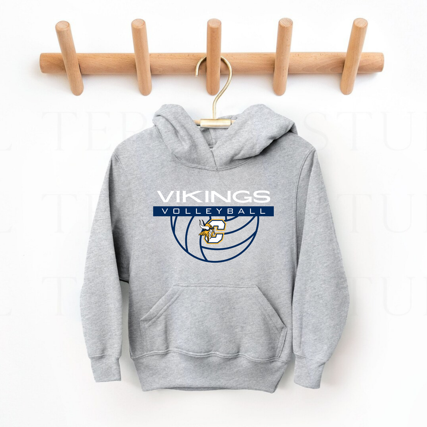 Cadillac Vikings Volleyball Unisex YOUTH Hoodie