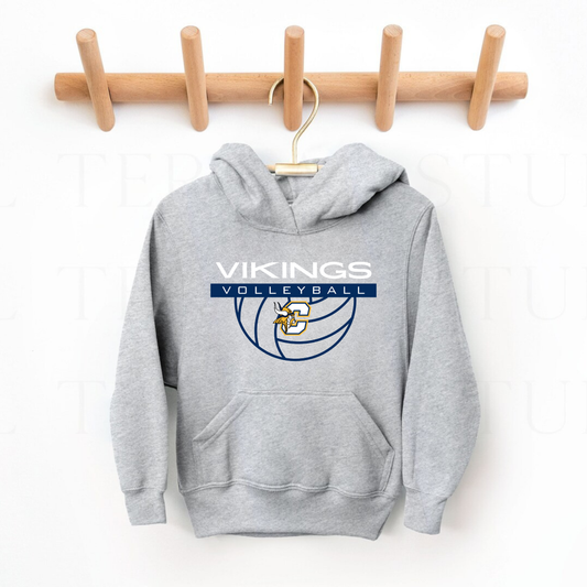 Cadillac Vikings Volleyball Unisex YOUTH Hoodie