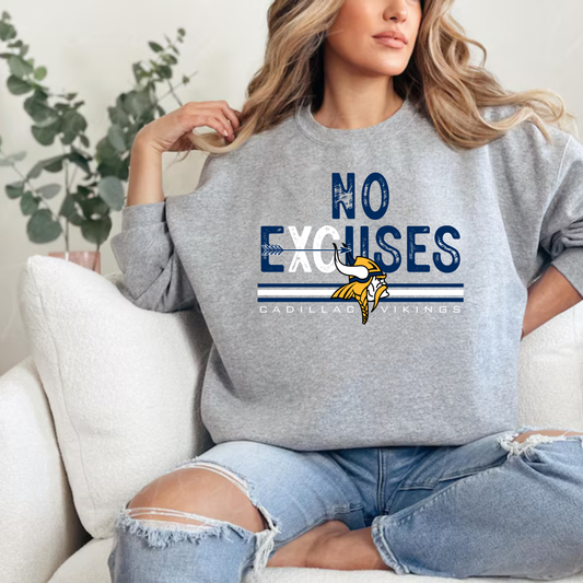 Cadillac Vikings Cross Country ADULT Unisex Crewneck Sweatshirt