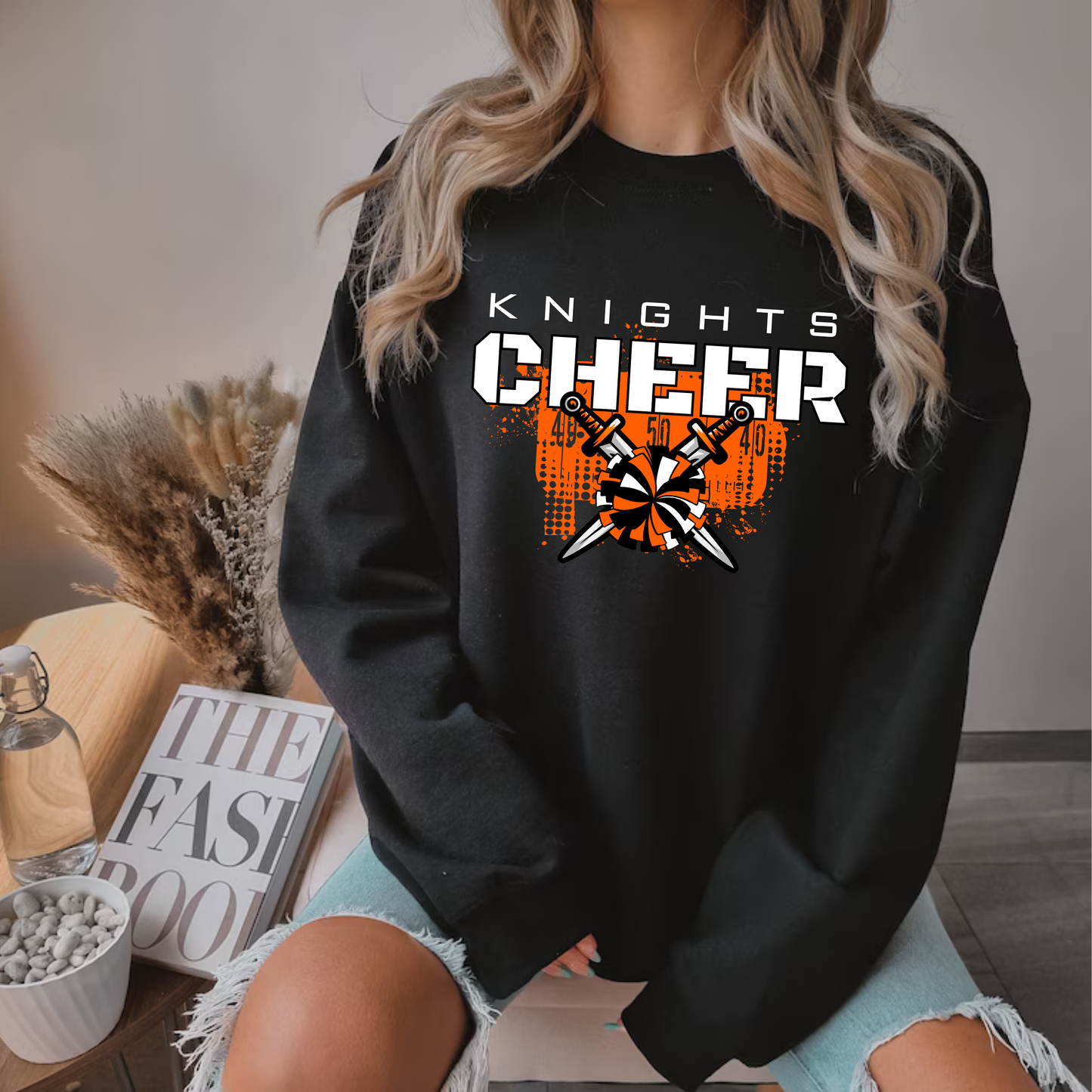 Knights Junior Cheer UNISEX Crewneck Sweatshirt
