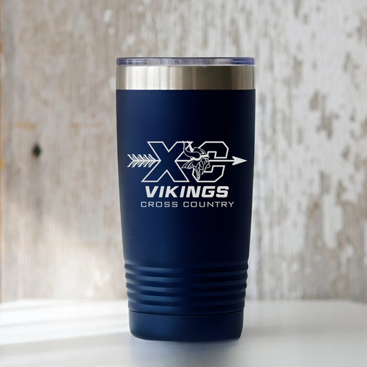 Cadillac Vikings Cross Country 20 oz Tumbler