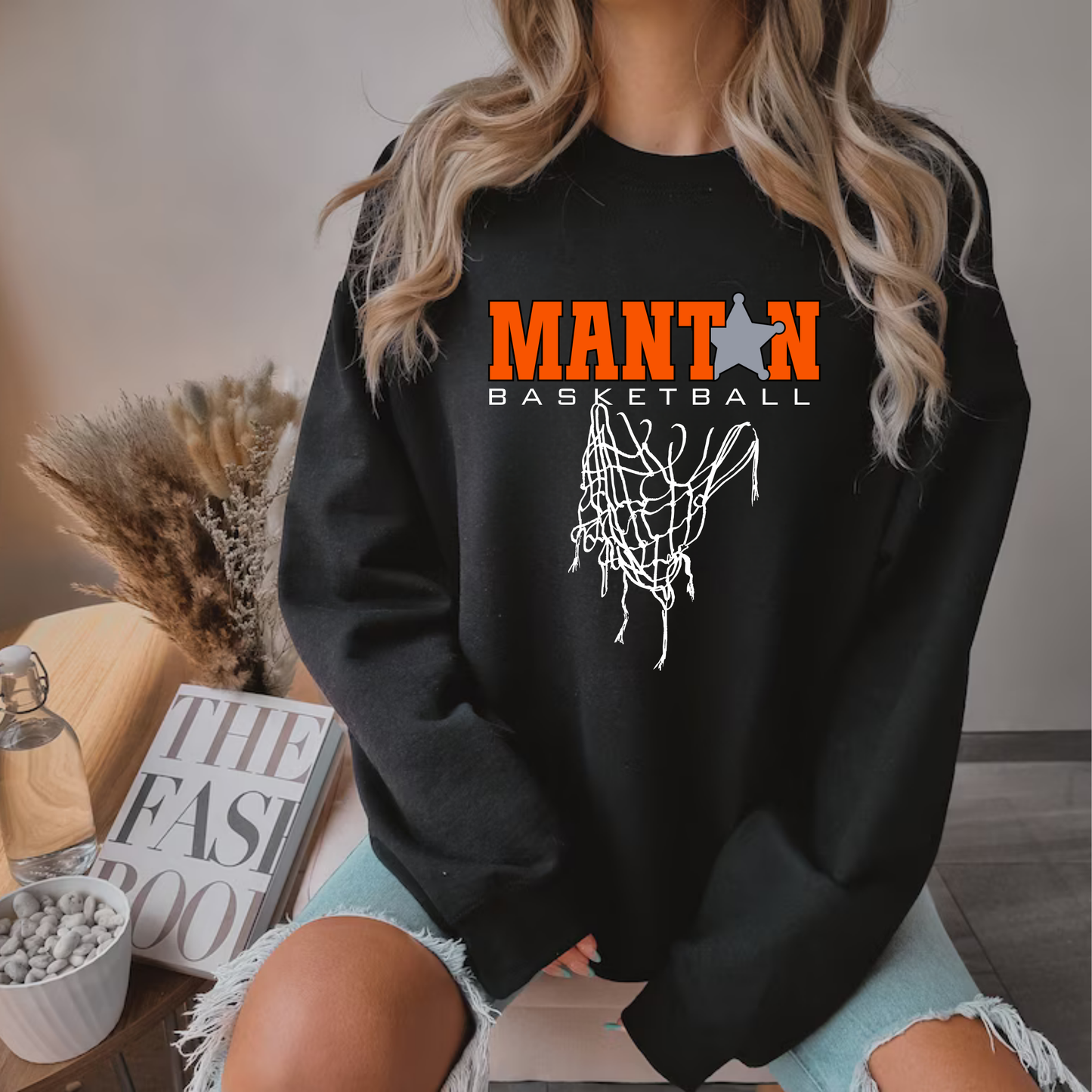 Manton Rangers Basketball ADULT Unisex Crewneck Sweatshirt