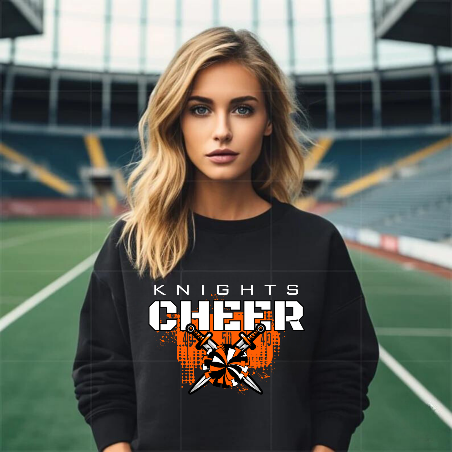 Knights Junior Cheer UNISEX Crewneck Sweatshirt