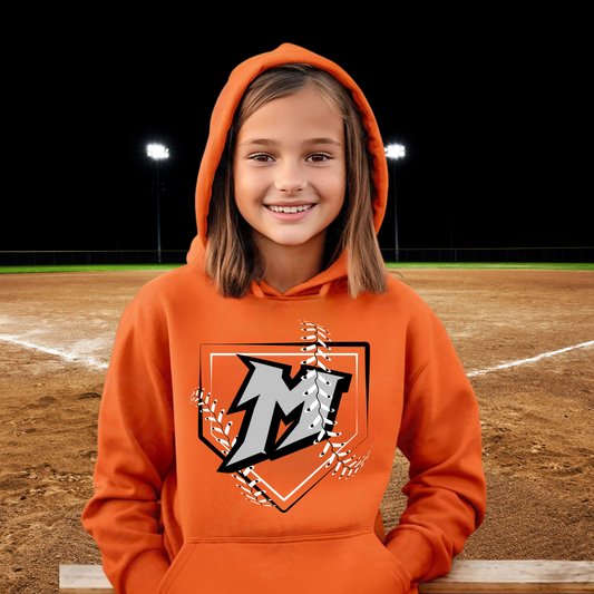 Manton Rangers Baseball/Softball Unisex YOUTH Hoodie