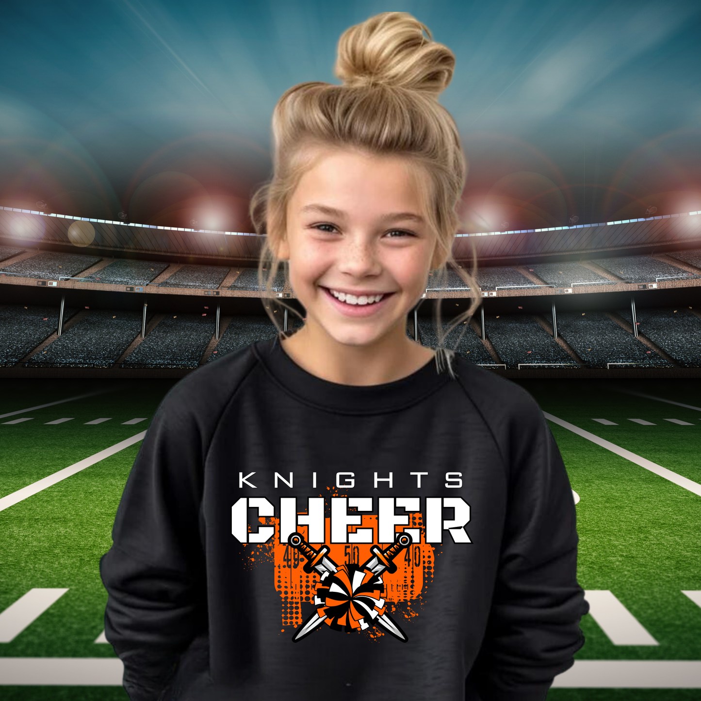 Knights Junior Cheer UNISEX Crewneck Sweatshirt