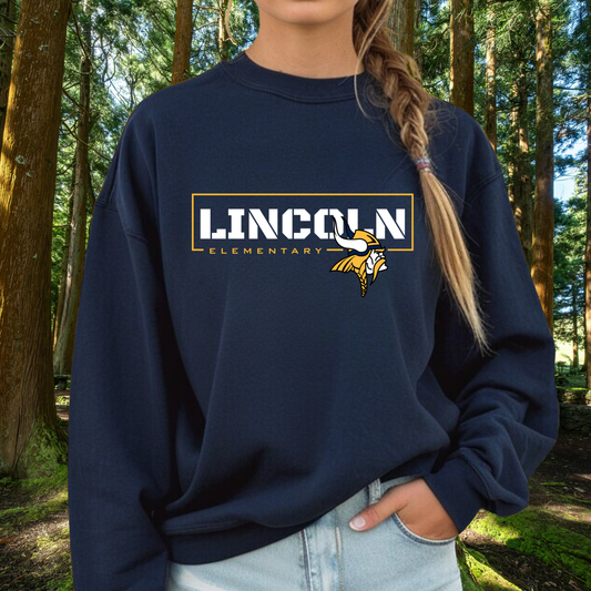 Lincoln Elementary UNISEX Crewneck Sweatshirt