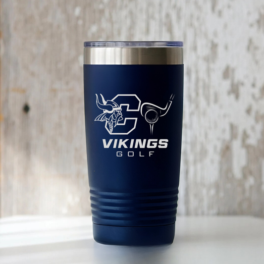 Cadillac Vikings Golf 20 oz Tumbler
