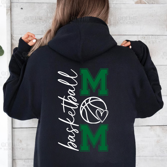 Pine River Bucks Basketball Mom ADULT Hoodie