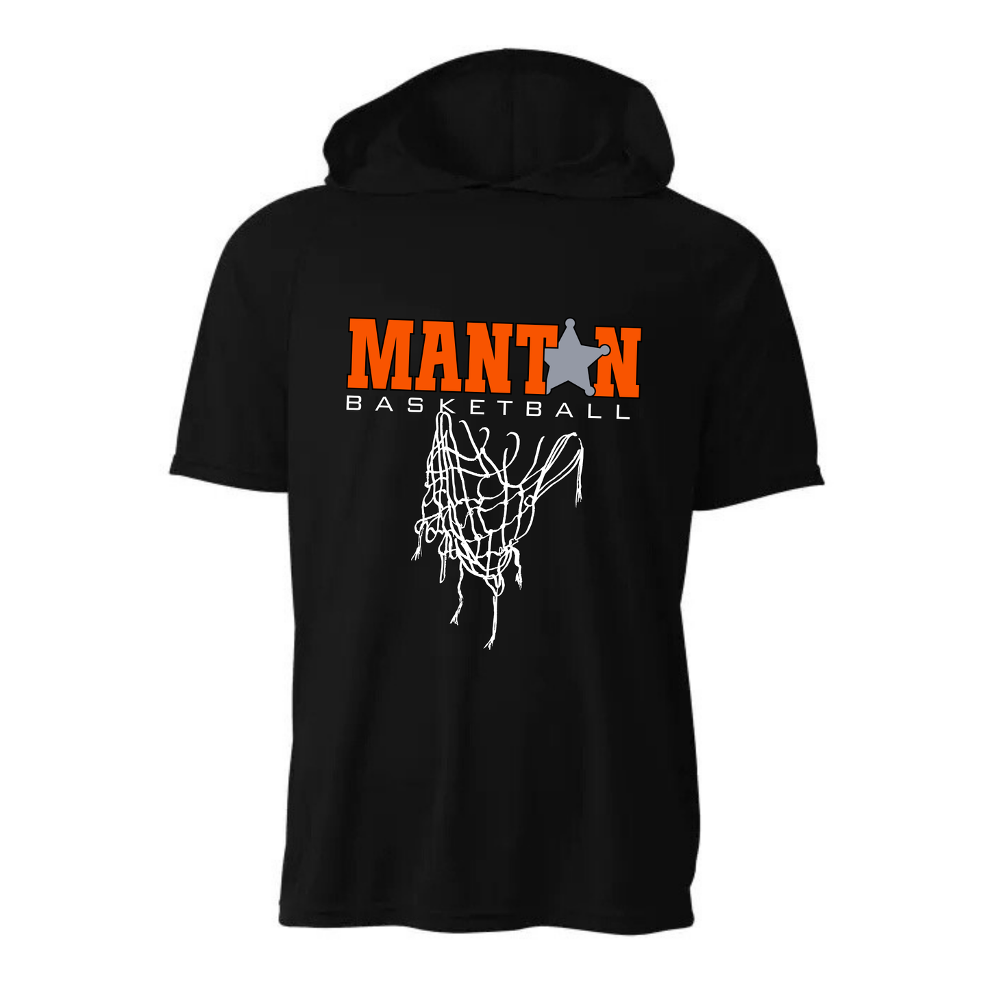 Manton Rangers Basketball DRI-FIT Cooling Performance Hooded T-Shirt