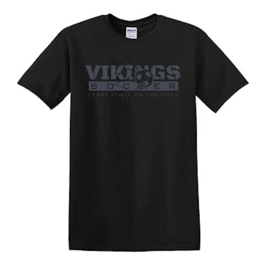 BLACKOUT Cadillac Vikings Soccer ADULT Unisex T-Shirt