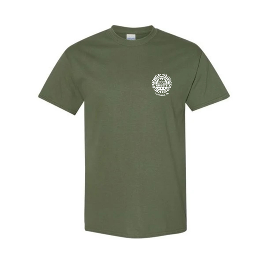 AMVETS Post #110 T-Shirt (G500) - MILITARY GREEN