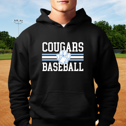 Great Lakes Cougars Baseball ADULT Hoodie