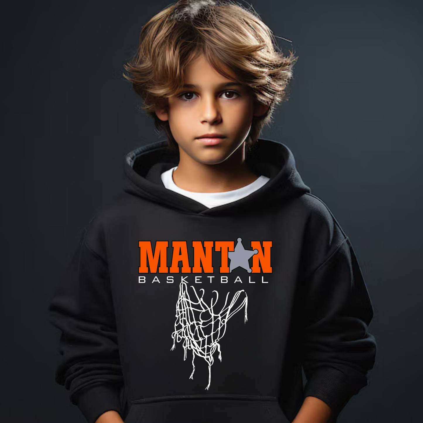 Manton Rangers Basketball Unisex YOUTH Hoodie