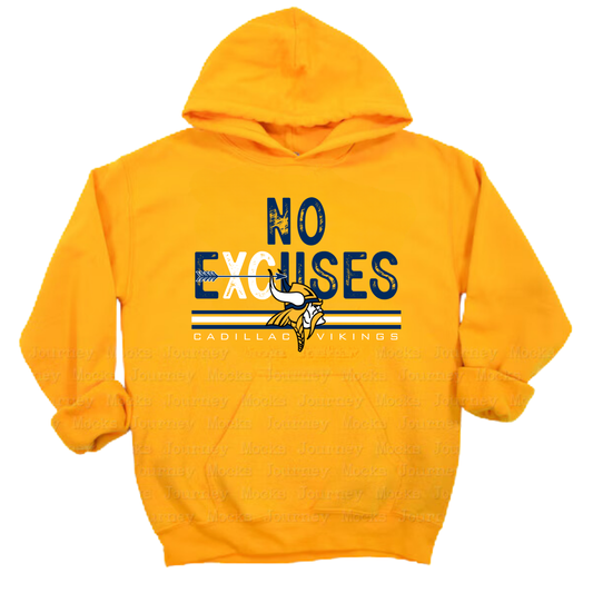 Cadillac Vikings Cross Country ADULT Hoodie