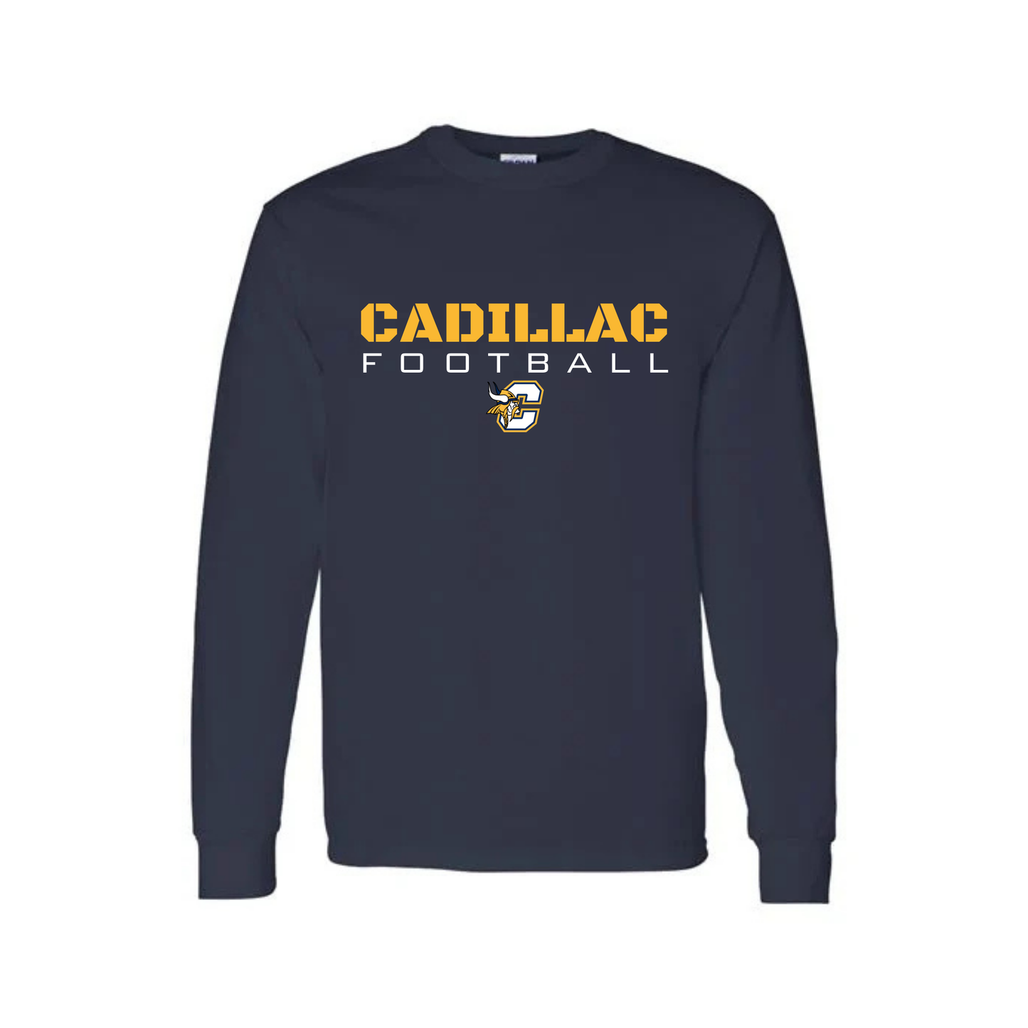 Cadillac Vikings Football UNISEX Long-Sleeve T-Shirt
