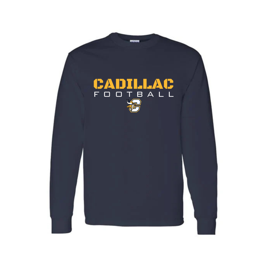 Cadillac Vikings Football UNISEX Long-Sleeve T-Shirt