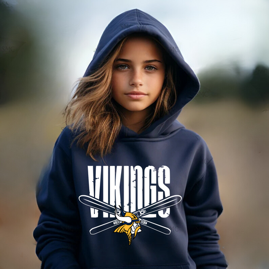 Cadillac Vikings Ski Unisex YOUTH Hoodie