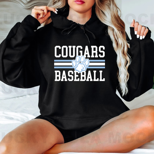 Great Lakes Cougars Baseball ADULT Hoodie