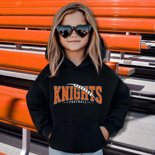 Knights Junior Football Unisex YOUTH Hoodie