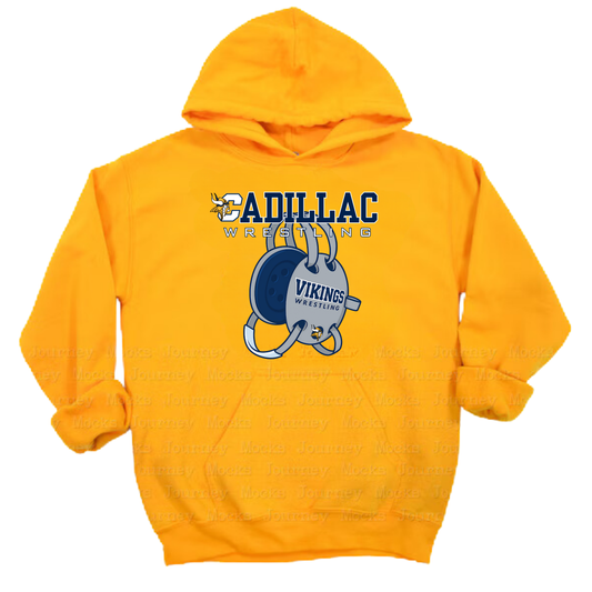 Cadillac Vikings Wrestling Unisex YOUTH Hoodie