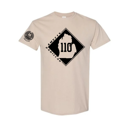 AMVETS Post #110 T-Shirt (G500) - SAND
