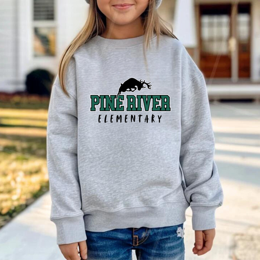 Pine River Elementary Unisex YOUTH Crewneck Sweatshirt