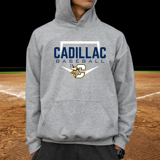 Cadillac Vikings Baseball Unisex YOUTH Hoodie