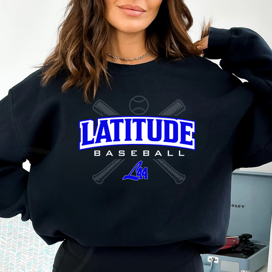 Latitude 44 Lakers Baseball ADULT Crewneck Sweatshirt