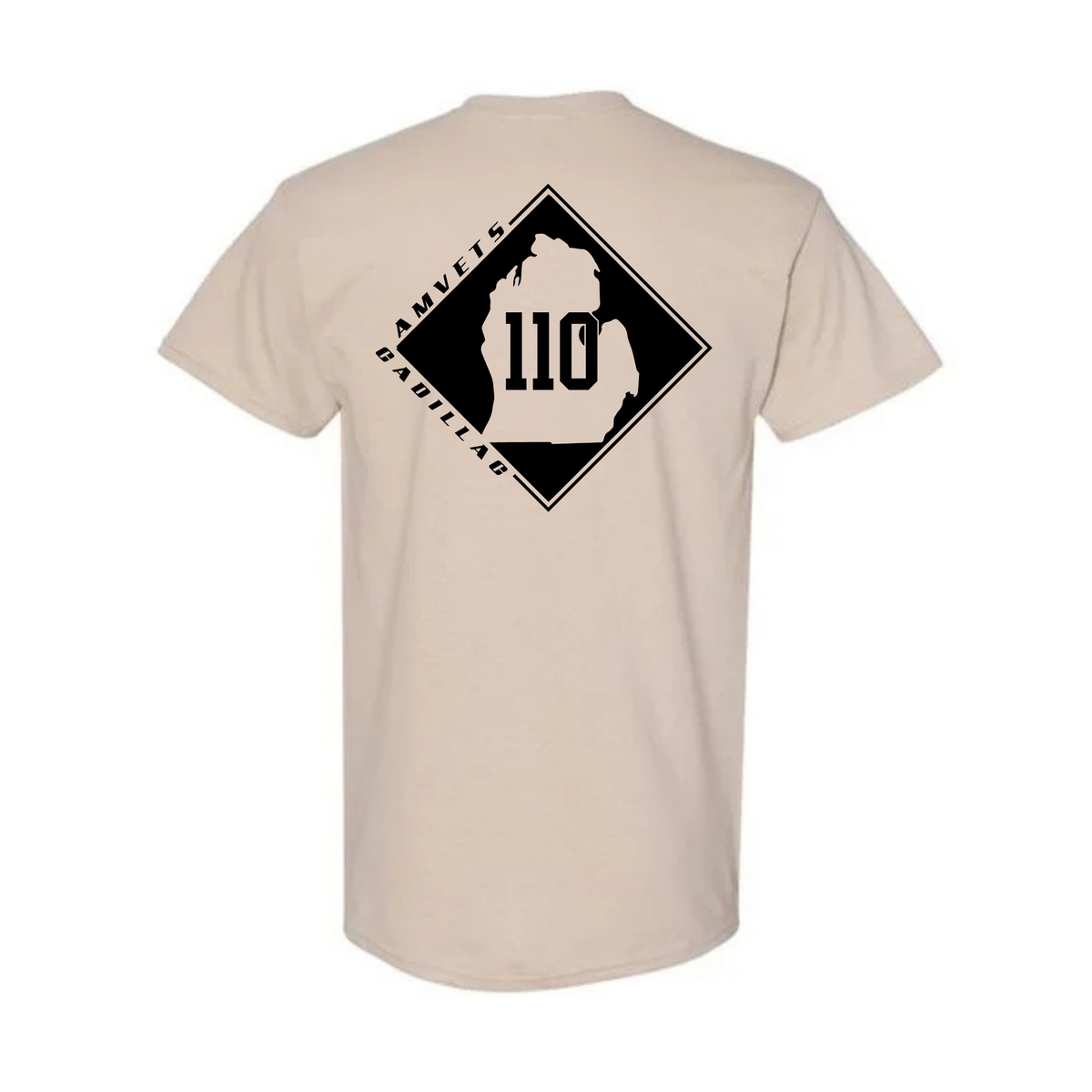 AMVETS Post #110 T-Shirt (G500) - SAND