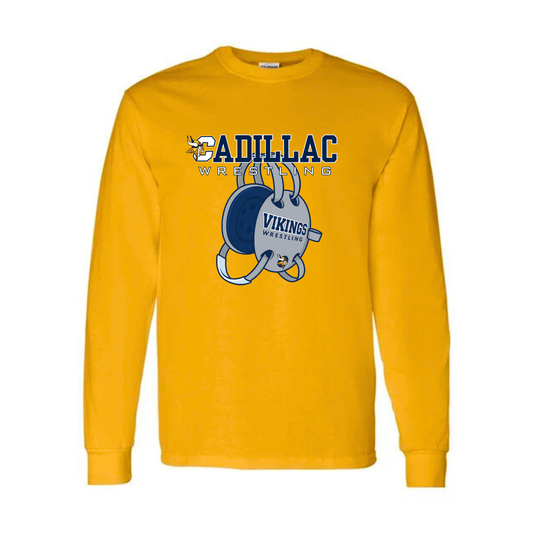 Cadillac Vikings Wrestling UNISEX Long-Sleeve T-Shirt