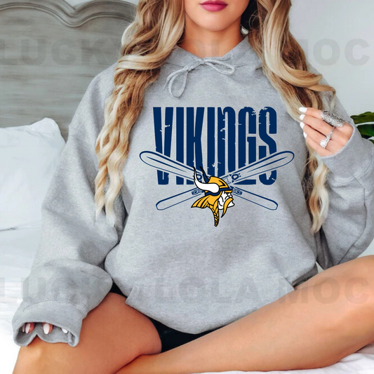 Cadillac Vikings Ski ADULT Hoodie