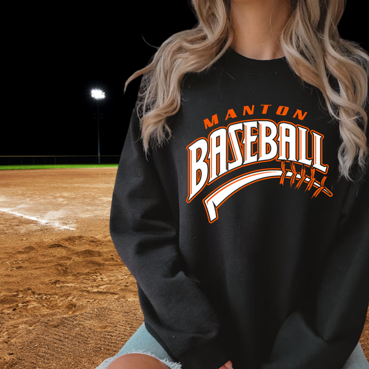 Manton Rangers Baseball ADULT Unisex Crewneck Sweatshirt