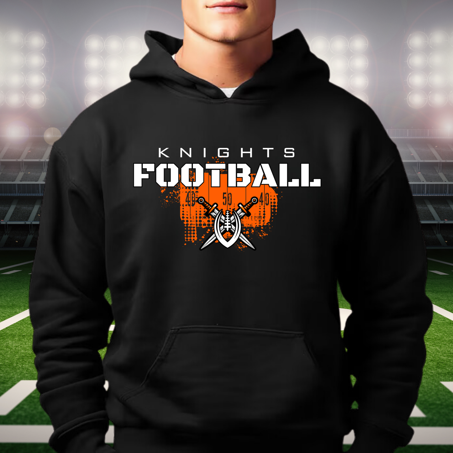 Knights Junior Football ADULT Unisex Hoodie