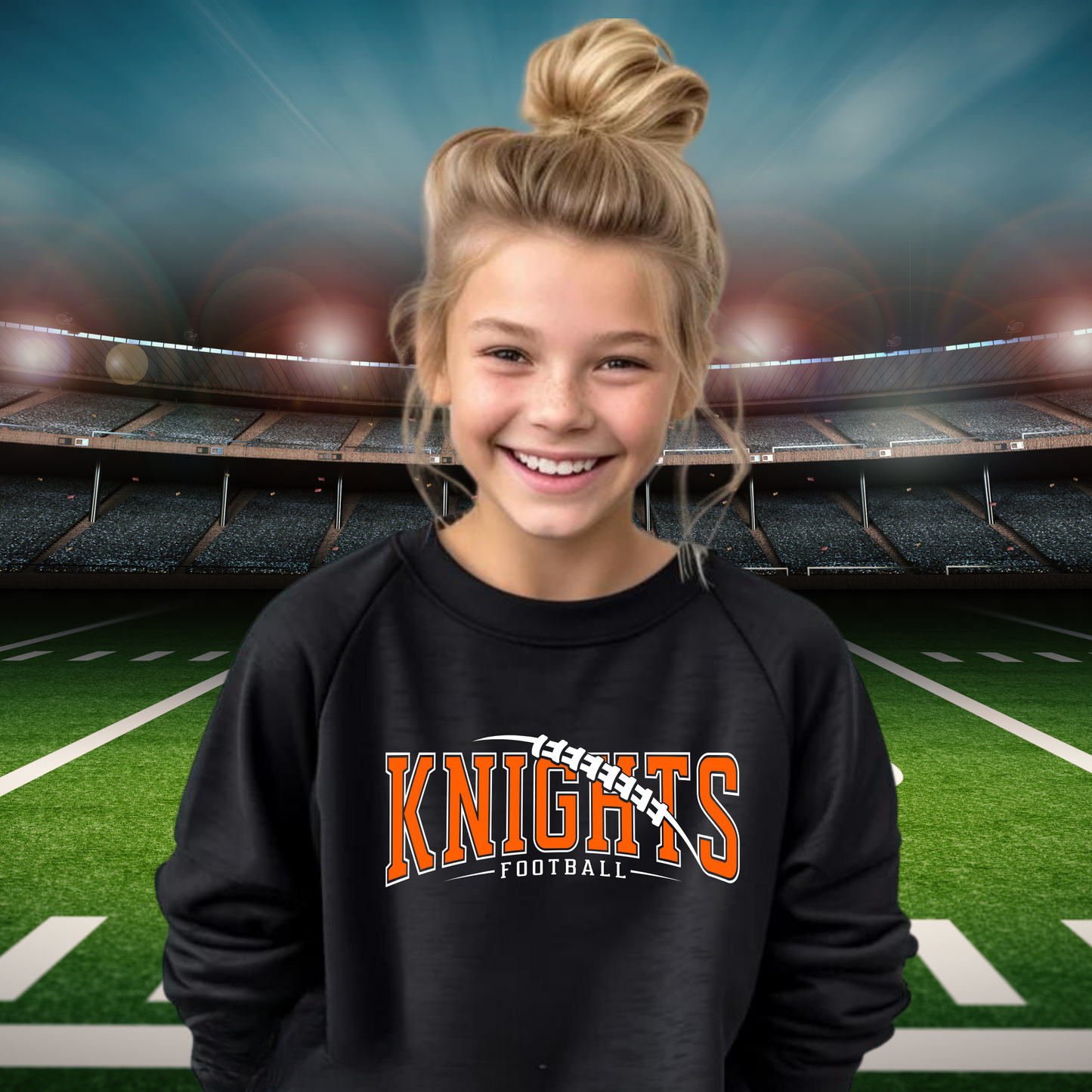 Knights Junior Football YOUTH Crewneck Sweatshirt