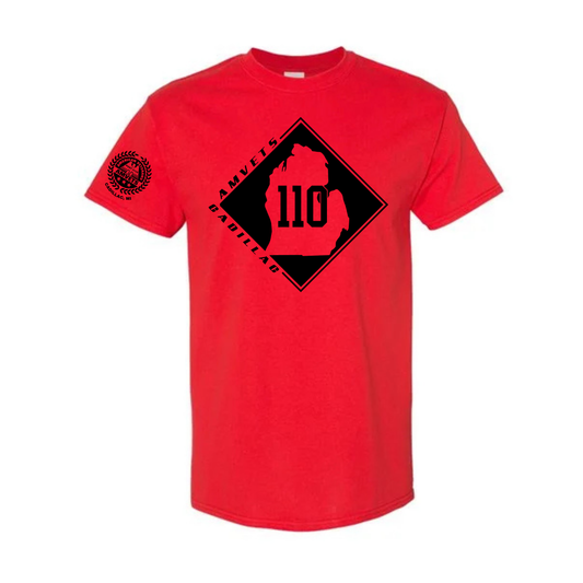 AMVETS Post #110 T-Shirt (G500) - RED