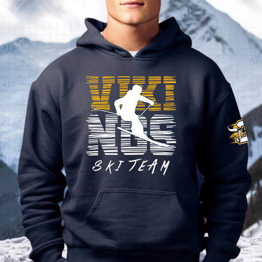 Cadillac Vikings Ski ADULT Hoodie