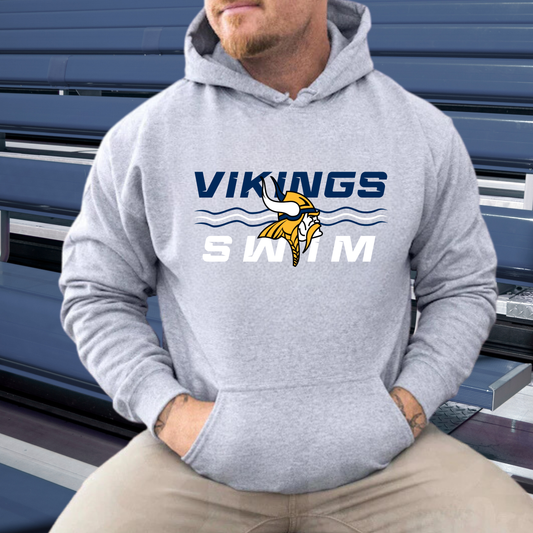 Cadillac Vikings Swim ADULT Hoodie