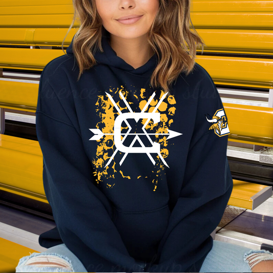 Cadillac Vikings Cross Country ADULT Hoodie
